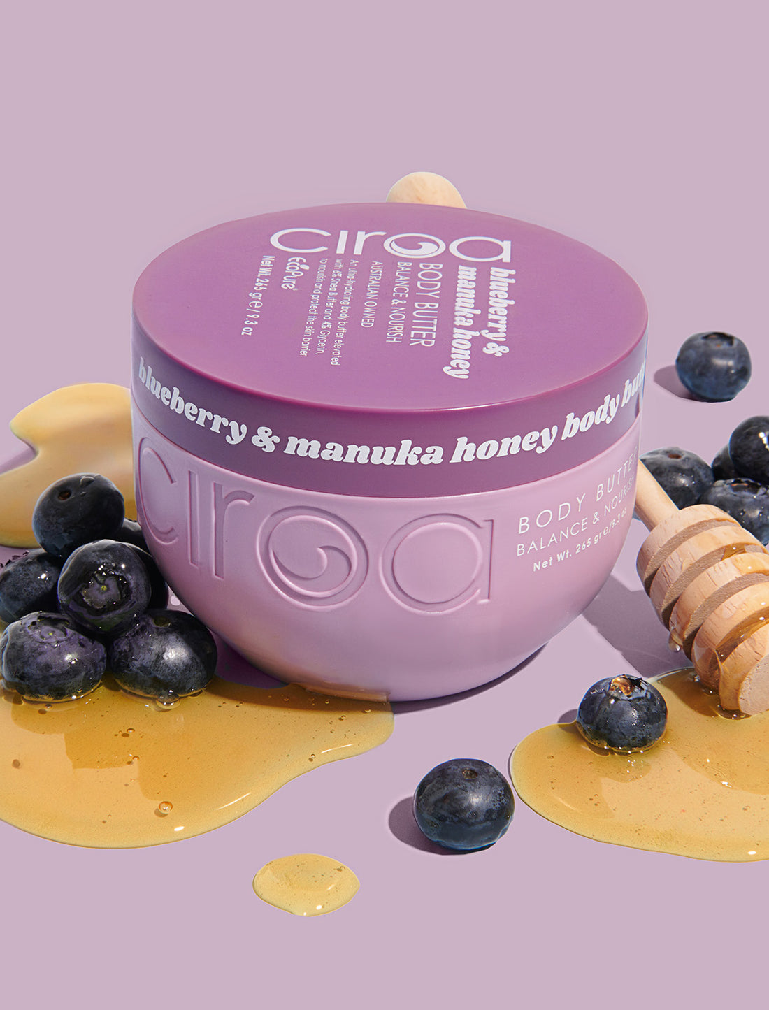 Ciroa Beauty | Body butter | Bláber og manuka hunang