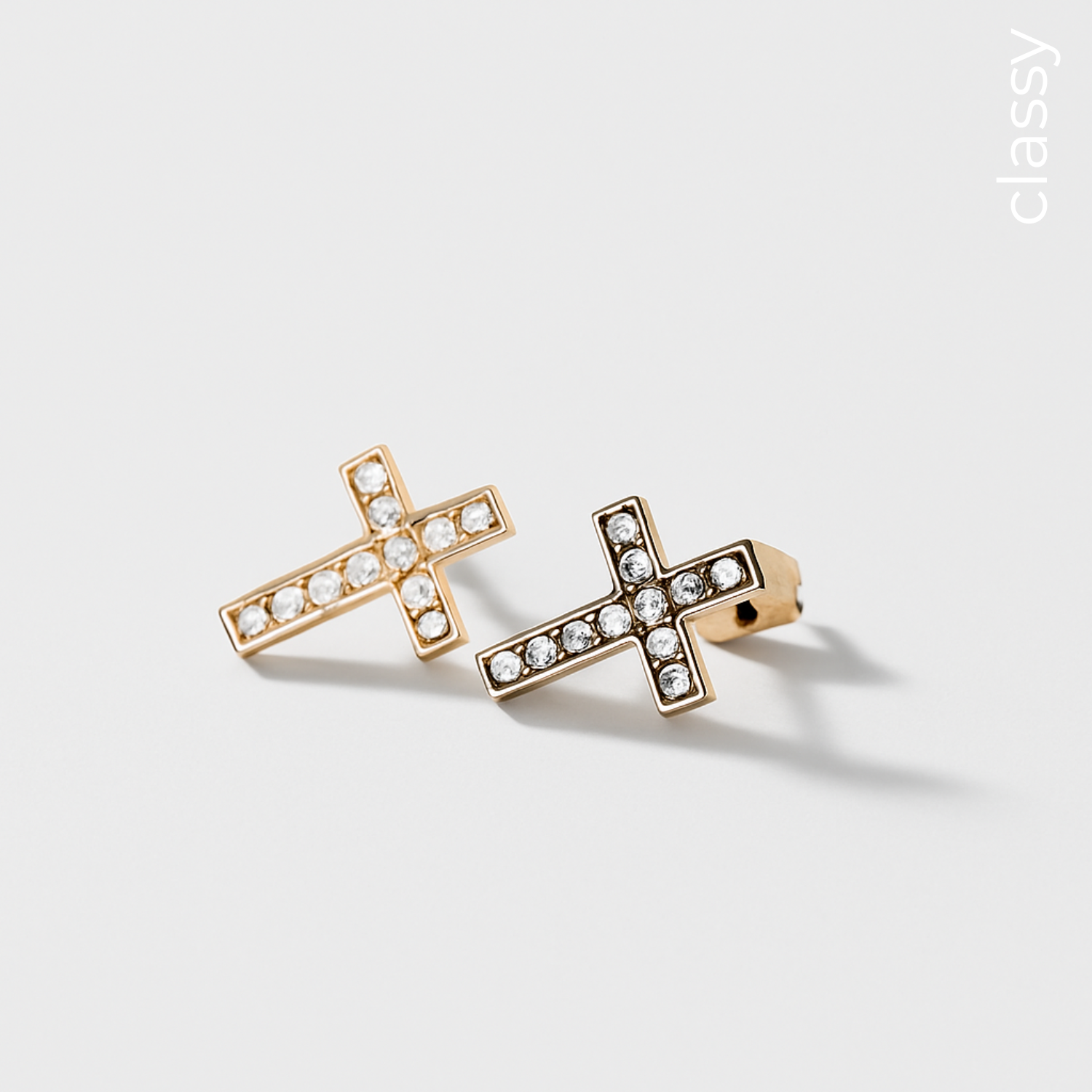 SIX Classy Kross Eyrnalokkar