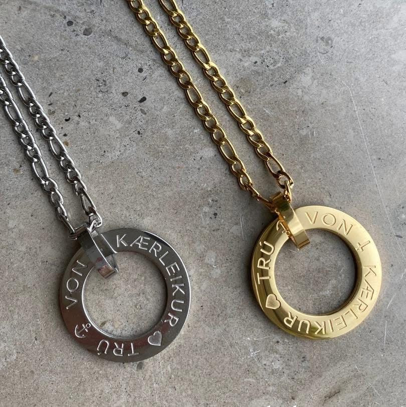 Trú von & kærleikur - hálsmen