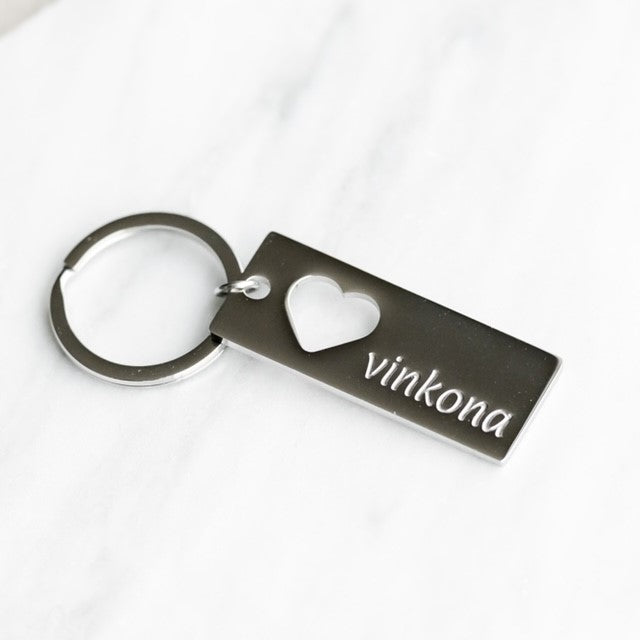 Vinkona lyklakippa