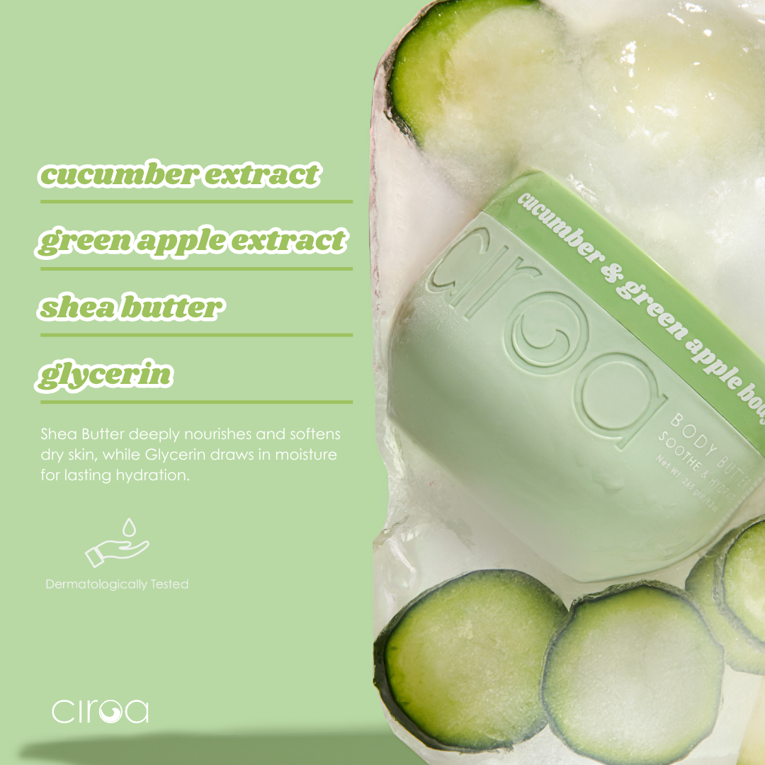Ciroa Beauty | Body Butter | Græn epli og gúrka
