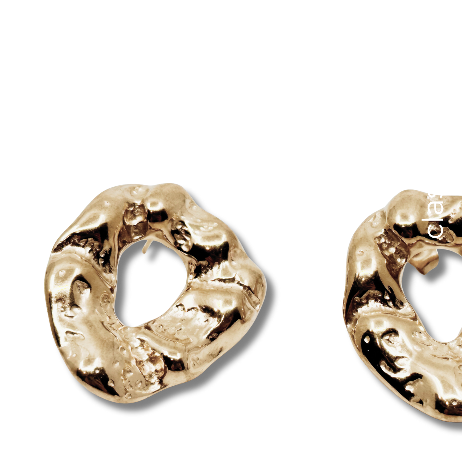 SIX Classy Flóð Eyrnalokkar litlir hoops