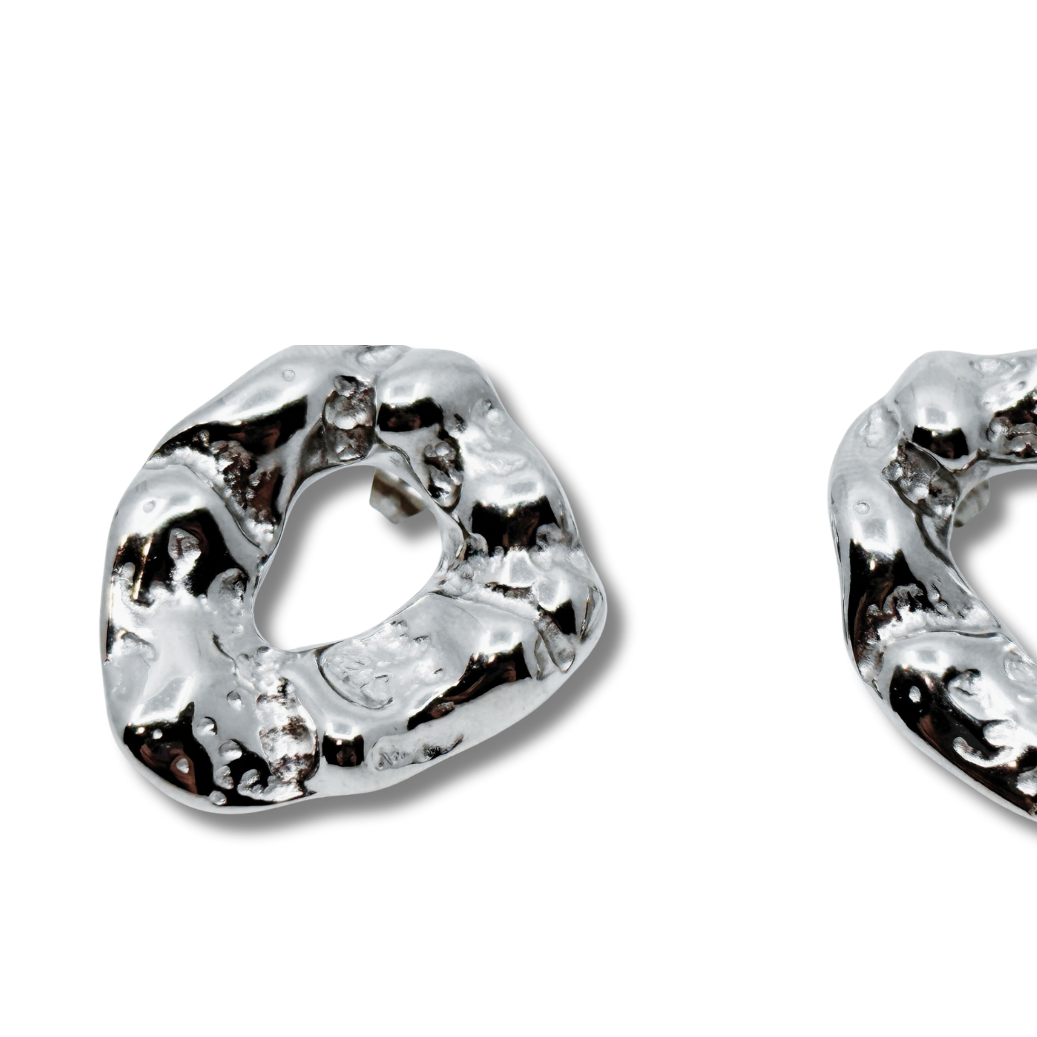 SIX Classy Flóð Eyrnalokkar litlir hoops