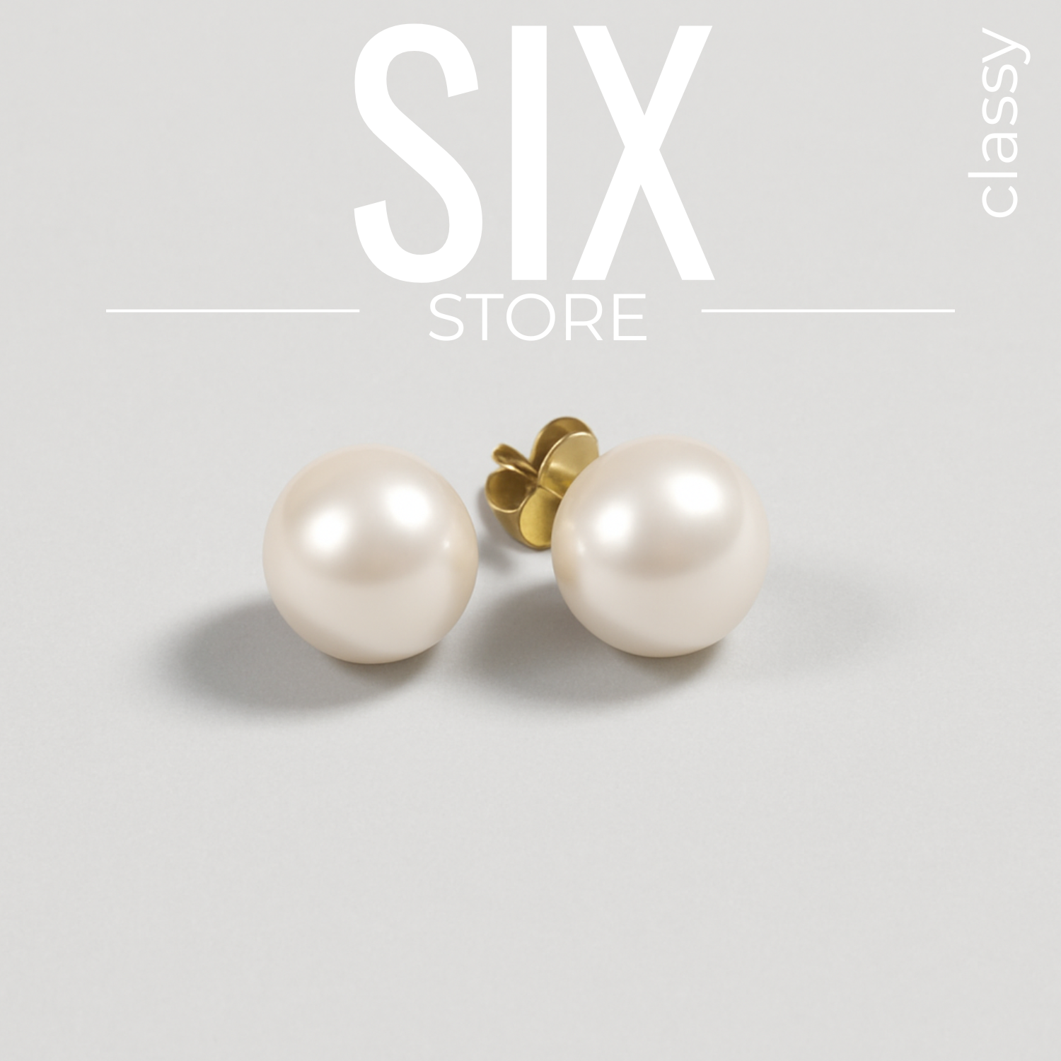 SIX Classy Perla Eyrnalokkar